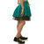 Rimsha green and black skirt for kids