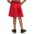 Rimsha red viscose flaired skirt for kids