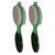 4 in 1 Multi-use Foot Care Brush Pumice Scrubber Pedicure Tool Set Pack Of 2 ( Multi color )