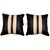 Able Sporty Cushion Seat Cushion Cushion Pillow Black and Beige For SKODA LAURA Set of 2 Pcs