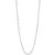 Jazz Jewellery Rhodium Plated Solitaire Stone Studded Long Chain Necklace