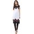 Janasya Cream Plain Crepe Stitched Kurti