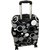 20inch Travelling Trolly Bag - Black With White Circles 108
