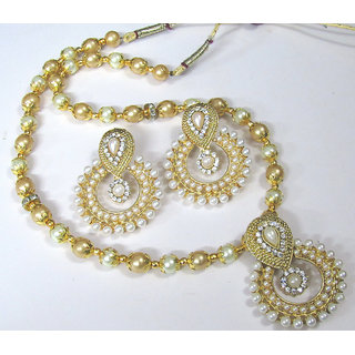 pearl necklace set with price