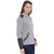 Campus Sutra Grey Solid Cotton Jacket For Women