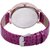 Sangho hub  Half Moon Purple  Color Analog Watch-For Women