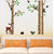 New Way Decals Wall Sticker (9661) Different Animals In The Tree
