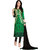 Trendz Apparels Green Glace Cotton Pakistani Suit Salwar Suit