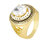 Shining Jewel Gold Plated  Crystal Finger Ring (SJ4075)