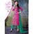 Trendz Apparels Pink Glace Cotton Straight Fit Salwar Suit