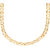 Shining Jewel 14K 24 inches Flat  Thick Gold Plated Imported Quality Mariner Link Chain for Men  Women (SJ2125)
