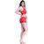 Belle Nuits Women's Red Lace Bra  Panty Set
