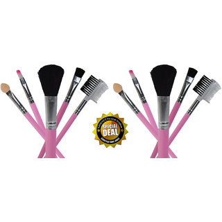 Make up Brushes set of 5pcs Buy 1 Get 1 Free