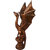 Dragon statue Antique look, shiny and glossy, metallic, high detailed home decor