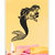 Creatick Studio Decal Style  Mermaid Wall Sticker
