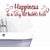 Creatick Studio Happiness is a Hot Bubble Bath Wall Decal