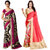 Styloce Multicolor Georgette Floral Saree With Blouse