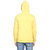 Campus Sutra Yellow Hooded Long Sleeve Mens Sweatshirt