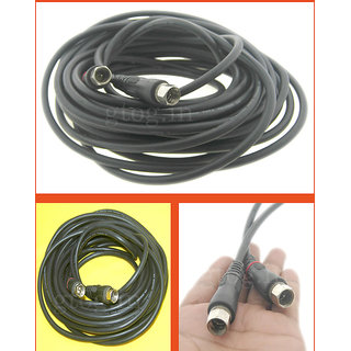 10m Metre Male To Male Rf Tv Aerial Lead Cable Coaxial Extension Female Digital