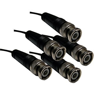 PUFFIN HIGH QUALITY BNC Connectors(Gold) For CCTV Camera, Pack Of 5Pcs. Connectors