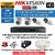 HIKVISION Full HD (2MP) 4CCTV Bullet Cameras  4Ch.Full HD DVR Kit (All Accessories)