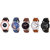 DCH NWC-13 Stylish 5 Leather Watches For Men's/Boys