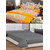 JARS Collections Combo of Cotton Double Bedsheet with 2 Pillow Covers and Double AC Blanket
