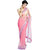 Divas Designerz Soft Pink with Silver work Net Saree