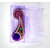Hand Crafted Festive Decor Fan Diya Purple (tealight candle holder)