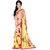 Karishma Yellow Georgette Lace Saree With Blouse