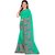 Karishma Green Georgette Lace Saree With Blouse