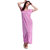 Belle Nuits Women's Solid Pink Nighty
