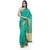 Sudarshan Silks Green Raw Silk Self Design Saree With Blouse