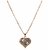The99Jewel Lovely Heart Shape Chain Pendant - AAB0381