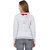 Wrangler Grey Plain Casual Sweatshirt for Women