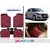 Speedwav Red Odourless Car Floor / Foot Mats 5 Pcs Set - Maruti Swift New