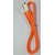 Sonilex Flat Noodle Orange Micro Usb Data Cable