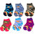 Neska Moda Premium 6 Pair Multicolor Terry Cotton Kids Crew Length Cosy Soft Socks Age Group 0 to 2 Years