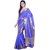 Sudarshan Silks Blue Raw Silk Self Design Saree With Blouse