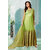 1 Stop Fashion Green Resham Embroidery Net Semi- Stitched Salwar Suit