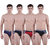 ONN ITALIA 961 Assorted Cotton Briefs Pack of 4