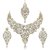 Vidhi Jewels Wedding wear Gold Plated Zinc Casting Necklace Set for Women VNK160G