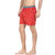 Basics Casual Printed Red 100% Cotton Comfort Boxer Shorts