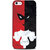Mikzy Two Face Clown Half Red  Half Black Pattern Printed Designer Back Cover Case for Iphone 5/5S
