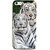 Mikzy Two White Tigers Printed Designer Back Cover Case for Iphone 5/5S
