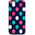 Mikzy Multicolour Polka Dots Printed Designer Back Cover Case for Iphone 5/5S