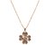 The99Jewel Gold Plated Floral Chain Pendant - AAB0384