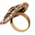 Diva Walk gold stone studded ring-00192
