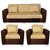 Bharat Lifestyle - Lexus Golden Brown  Sofa Set (3+1+1)