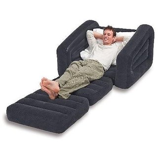 INTEX SINGLE PULLOUT CHAIR BED COUCH SEAT SOFA CUM BED